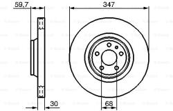 Bosch 0 986 479 260 Disc frana
