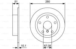 Bosch 0 986 479 C92 Disc frana