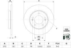 Bosch 0 986 479 G30 Disc frana