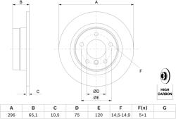 Bosch 0 986 479 C55 Disc frana