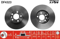 TRW DF4323 Disc frana - e-autoshop