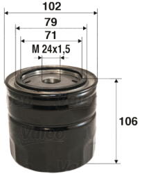VALEO 586025 Filtru ulei