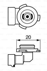 Bosch 1 987 302 083 Pure Light WS Bec proiector ceata