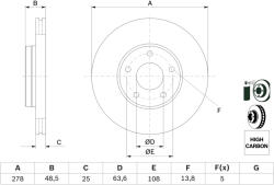 Bosch 0 986 479 173 Disc frana