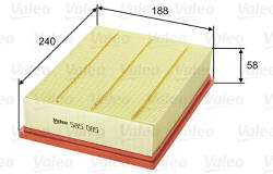 VALEO 585085 Filtru aer