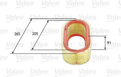 VALEO 585647 Filtru aer