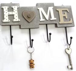  Cuier din Lemn Home cu 4 Carlige 28x16.5cm (aac0383)
