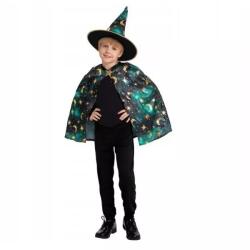 GoDan Zöld varázsló - köpeny kalap 110/120 cm-es méret (SL-ZI11)