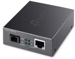 TP-Link Omada 10/100 Mbps RJ45 to 100 Mbps Single-mode SC WDM Bi-Directional Fiber Converter With 1-Port PoE PORT: 1× 100Mbps SC Port, 1× 10/100M PoE RJ45 Port (Auto MDI/MDIX) SPEC: 802.3af, 15.4W PoE Budget,