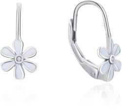 MOISS Varázslatos ezüst fülbevalók Virágok E0000151