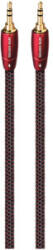 AudioQuest Cablu audio Audioquest Golden Gate, Jack 3.5 mm Male - Jack 3.5 mm Male, 0.6m, negru-rosu (GOLDG0.6M)