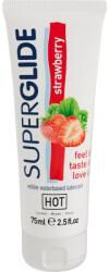 HOT Superglide лубрикант гел с вкус Strawberry 75ml
