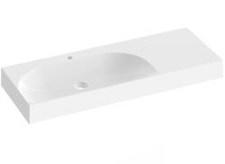 RAVAK Lite 120/80 mosdó jobb fehér, túlfolyó nélkül, csaptelep furattal - szerelvenycenter