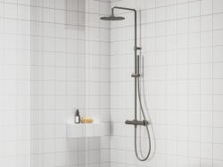 RAVAK Espirit termosztátos zuhanyoszlop szettel ES 091.20GB, Graphite Brushed