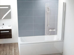 RAVAK CVS1-80 jobb kádparaván krómhatású + transparent - szerelvenycenter