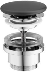 RAVAK Flat mosdólefolyó kerámia fedéllel, matt fekete