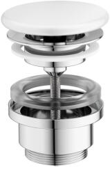 RAVAK Flat mosdólefolyó kerámia fedéllel, fehér