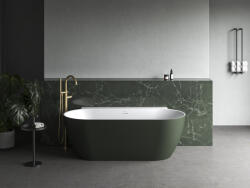 RAVAK Espirit padlón álló kádcsaptelep szettel ES 080.60GLB. RB07G, Gold Brushed - szerelvenycenter