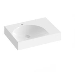 RAVAK Lite 60/45 mosdó jobb fehér, túlfolyó nélkül, csaptelep furattal - szerelvenycenter