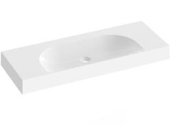 RAVAK Lite 120/80 S mosdó fehér, túlfolyó és csaptelep furat nélkül