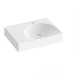RAVAK Lite 60/45 mosdó bal fehér, túlfolyó nélkül, csaptelep furattal