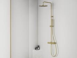 RAVAK Espirit termosztátos zuhanyoszlop szettel ES 091.60GLB, Gold Brushed