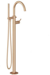 RAVAK Espirit padlón álló kádcsaptelep szettel ES 080.60RGB. RB07G, Rose Gold Brushed - szerelvenycenter