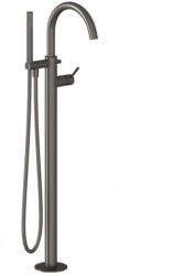 RAVAK Espirit padlón álló kádcsaptelep szettel ES 080.20GB. RB07G, Graphite Brushed - szerelvenycenter