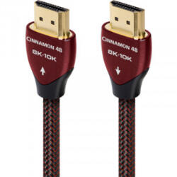 AudioQuest Cablu video Audioquest Cinnamon 48, HDMI Male - HDMI Male, v2.1, 3m, negru-cinnamon (HDM48CIN300)