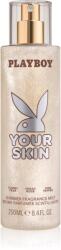 Playboy Your Skin testápoló spray csillámporral hölgyeknek 250 ml