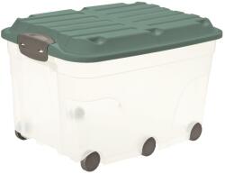 Rojaplast Cutie de depozitare cu capac ROLLER, 57 L, 59, 5 × 40 × 37 cm (1766605092)