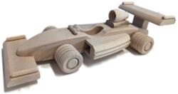 Tonap Jucărie Formula 1 din lemn de fag, roți mobile, artizanală (DH1) Decoratiune camera copii
