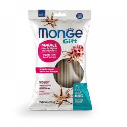 Monge 4 x Monge Dog Gift Puppy & Junior Medium Maxi Dental Sticks cu Porc, 210 g
