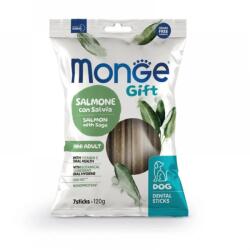 Monge 4 x Monge Dog Adult Mini Dental Sticks cu Somon, 120 g