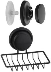 DuraHome 44867 Chaco Tapadókorongos szappantartó, fekete