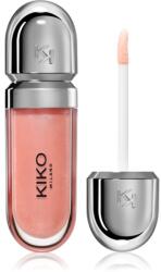 KIKO 3D Hydra Lipgloss hidratáló ajakfény 3D hatással árnyalat 04 Pearly Peach Rose 6.5 ml