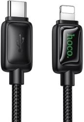 hoco. PD 30W 1, 2 m USB C - Lightning kábel LCD-vel fekete