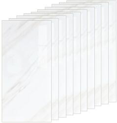 Teno 20 db-os prémium 3D Teno® márványtapéta szett, 3, 6 m2 fedettség, öntapadó, vízálló, könnyen telepíthető, modern dizájn, 30x60 cm, 55-ös modell, fehér (TENO1885S20)