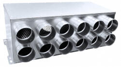  horganyzott acél osztódoboz 200/12x75mm