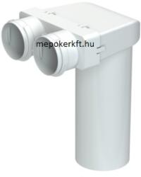  Mennyezeti szelepfogadó 2x75mm (Blaufast 0810125 RPZ 125/75x2) - mepokerkft