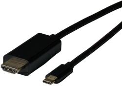 EFB Elektronik USB 2.0 Type C HDMI 2.0 Átalakító Fekete 2m EBUSBC-HDMI-4K60K. 2 (EBUSBC-HDMI-4K60K.2)
