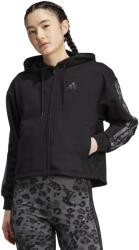 adidas Sportswear adidas Sportswear, Kapucnis cipzáros pulóver két zsebbel, Fekete, Szürke, M (JM1862-M)