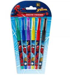 Luna Luna: Pókember glitteres zselés toll 6db-os szett