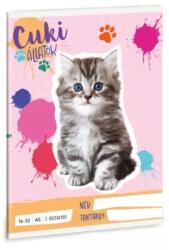 Ars Una Perzsa cica mintás vonalas füzet - 2. osztályos, A5 (53594983) - pepita