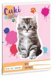 Ars Una Perzsa cica mintás vonalas füzet - 3. osztályos, A5 (53604989) - pepita