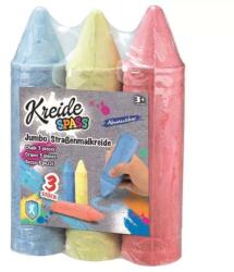 Jumbo Kreide Spass Jumbo Aszfaltkréta - 3 db - Vegyes Színek (276611)
