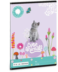 Ars Una Füzet ARS UNA A/5 32 lapos kockás 27-32 Cute Animals-Kitten (53633682)