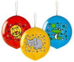 Godan Állatmintás Gumilabda Lufi - 3 db - 45 cm (GB/PG21)