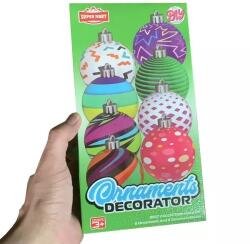 Manyuk Toys Festhető karácsonyi díszek - 8 db-os (SM909)