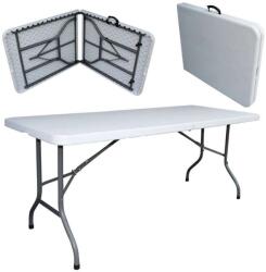  Italform összecsukható kerti Vendéglőasztal 180cm - fehér